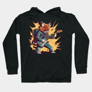 Cat Guitarist Hoodie